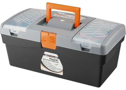 Ящик для инструмента 420*220*180мм (17") пластик /STELS Россия 90704