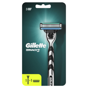 GILLETTE MACH 3 Бритва с 2 сменными кассетами
