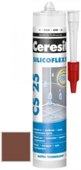 Затирка силиконовая Ceresit CS-25 MicroProtect  280 мл, шоколад/1563