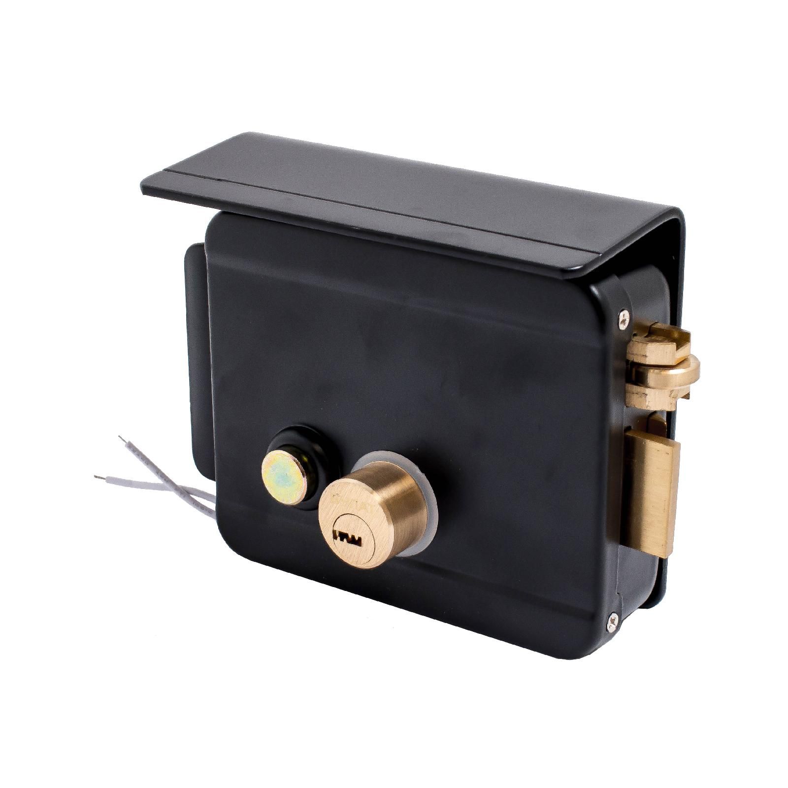 Замок накладной БУЛАТ ЗЭМн 650 ПП с защит. пластиной для калиток и ворот /14095