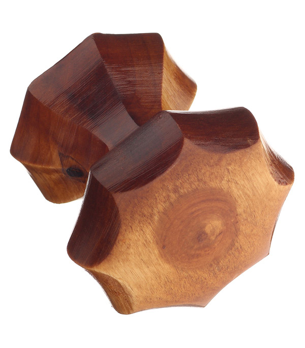 Ручка-кнопка граненая мокко 12885