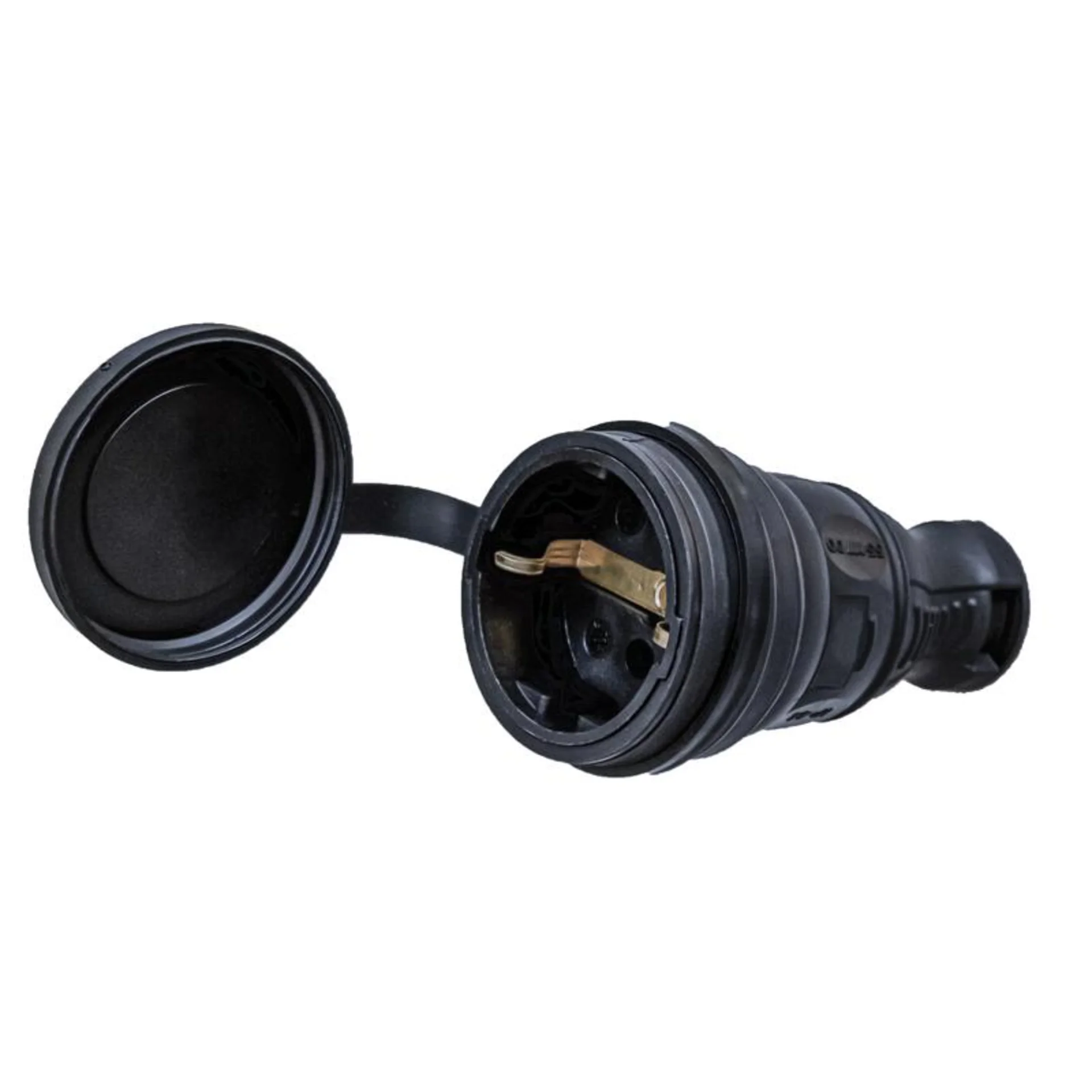 Розетка 1-м 16А с/з каучук TOKOV ELECTRIC TKE-C05-KR-Z /1701084