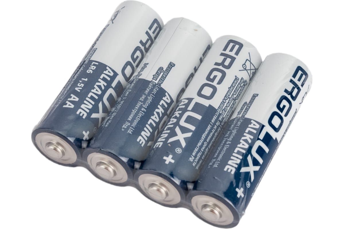 Батарейка ERGOLUX LR6 BOX40 АА пальчик. (4 шт/10)/0031