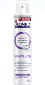 Дезодорант антиперспирант "DEONICA" 200 мл НЕЖНОСТЬ ШЕЛКА