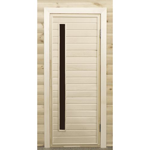 Дверь банная липа (остекл.) "Тип-5" 1800*700мм