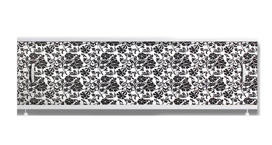 Экран под ванну 1,5м ОПТИМА 036 черная мальва/17463