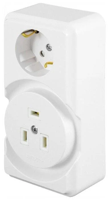 Розетка к электроплите комбинир. 32А+16А с/з 250В БРА32-016