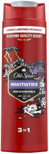 Гель для душа + шампунь Old Spice Nightpanther 400мл
