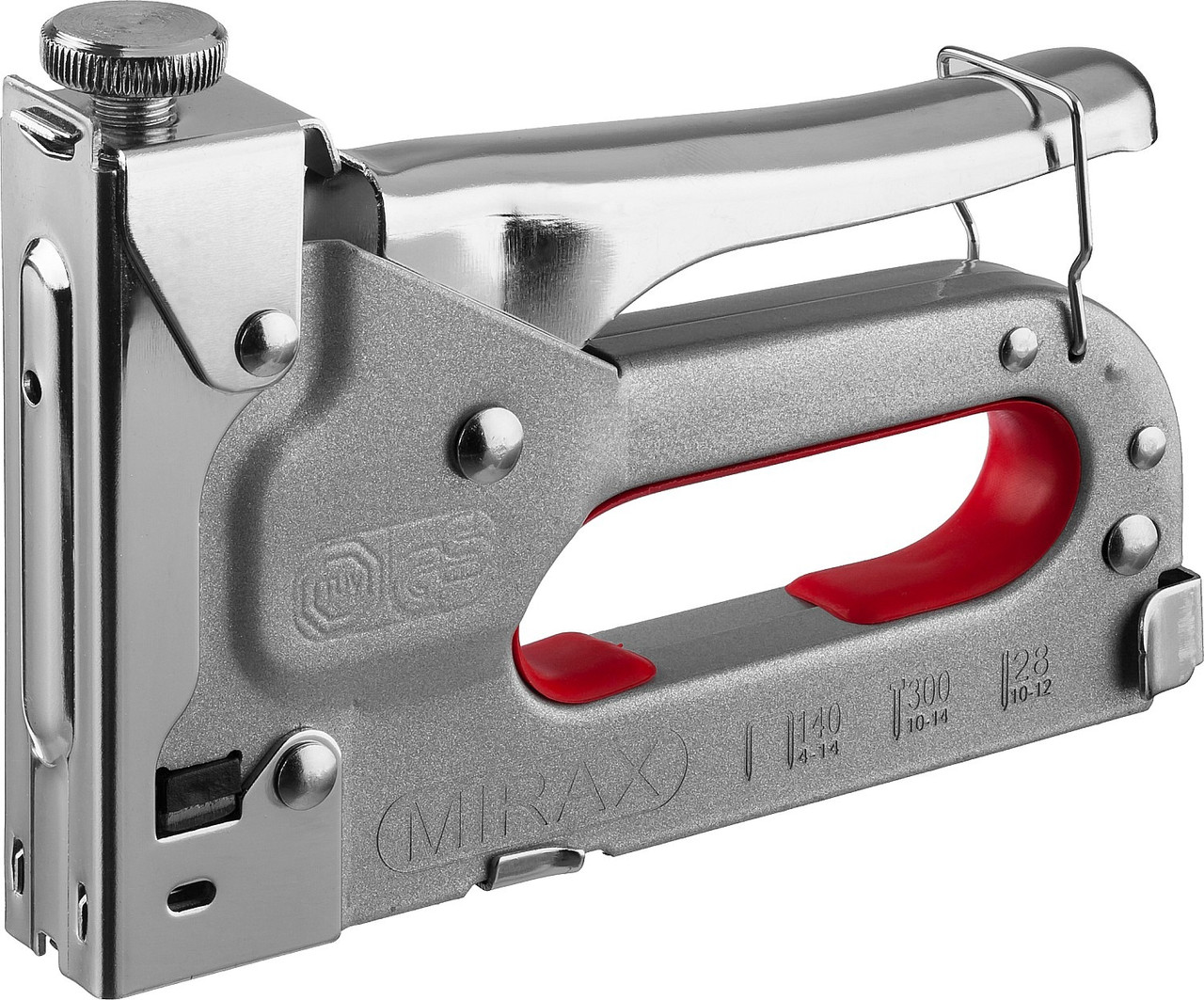 Степлер метал. корпус, с регул. силы удара, тип 53 (4-14мм) Mirax /3144
