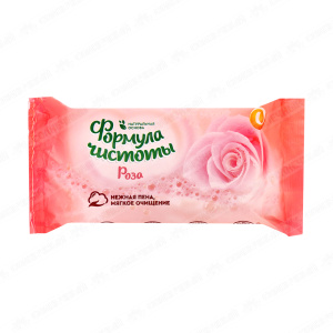 Мыло туалетное 90 гр. "Роза" формула чистоты флоу пак/0587