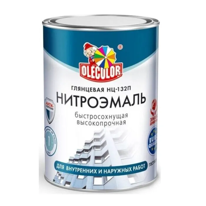 Эмаль НЦ-132П 1,7кг белая /Казань