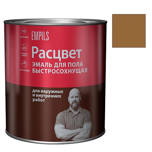 Эмаль для бетон. полов Расцвет 2,7кг желто-коричневая 0697/16107