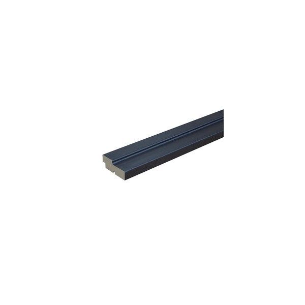 Деталь короба ТЕЛЕСКОП с уплотнителем 32*74*2050 ПВХ бетон темный/566-002