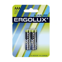 Батарейка Ergolux Alkaline BL-2 LR 1.5B АА 2 шт /0025
