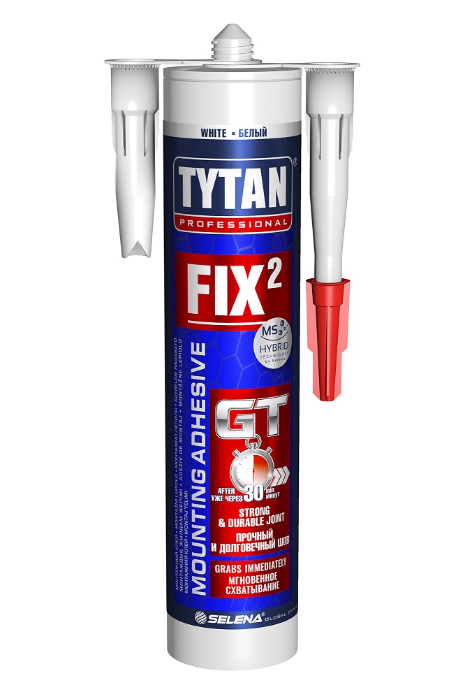Клей монтажный TYTAN Fix² GT 290 мл (РФ) /3079