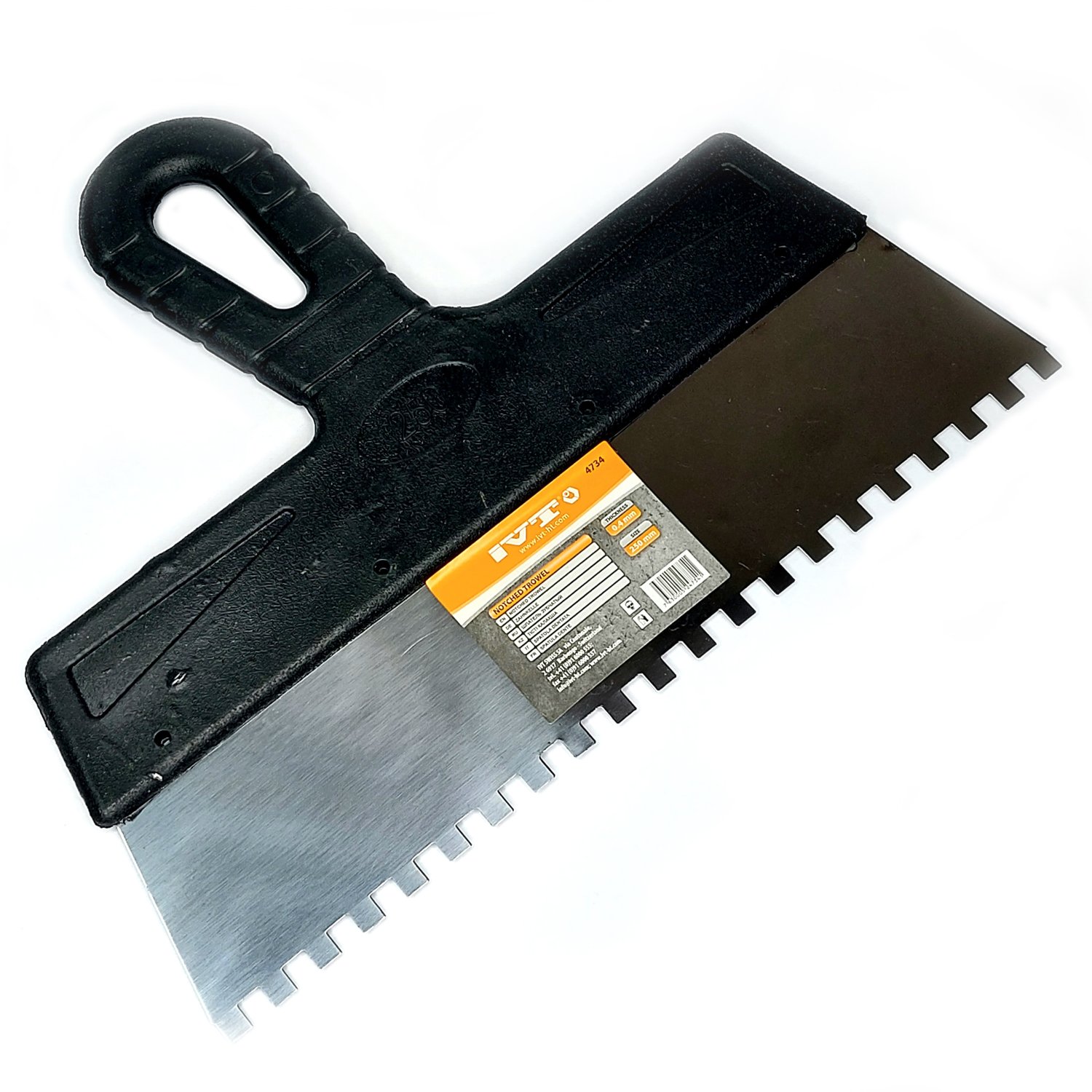 Шпатель зубчатый 250мм /4734 IVT