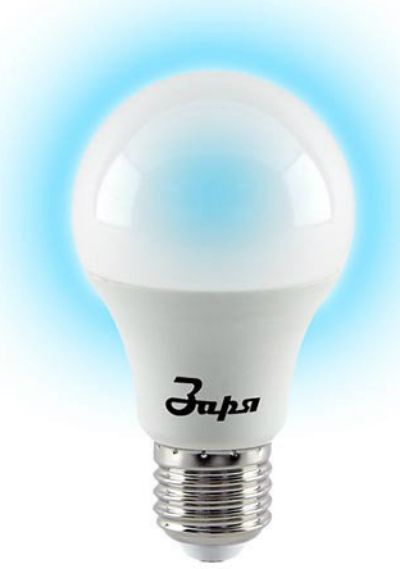 Лампа LED ЗАРЯ А60/15W/4200/Е27 Стандарт /1183