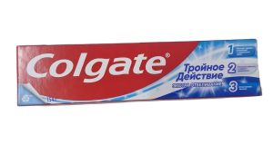 Зубная паста "Colgate" 100мл., Тройное действие Экстра отбеливание