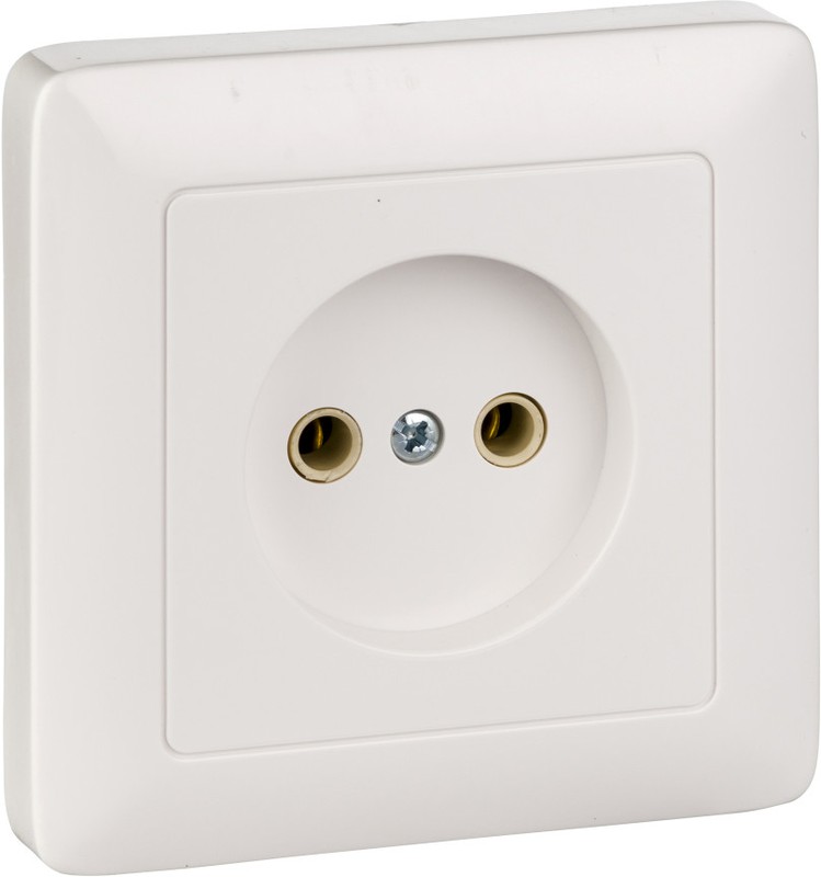 Розетка ХИТ 1-м СП 1мод б/з 10А IP20 RS10-132B