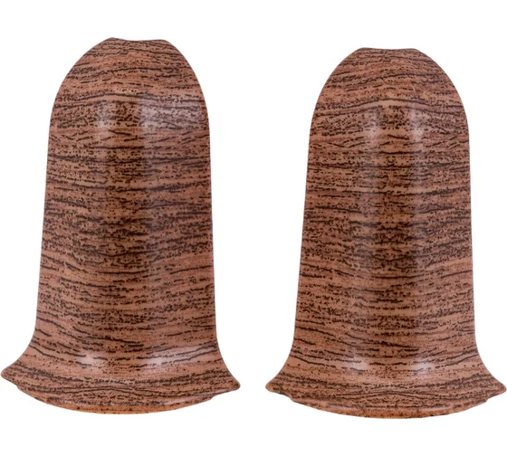 Угол наружный для плинтуса Идеал 293 Орех темный /6843