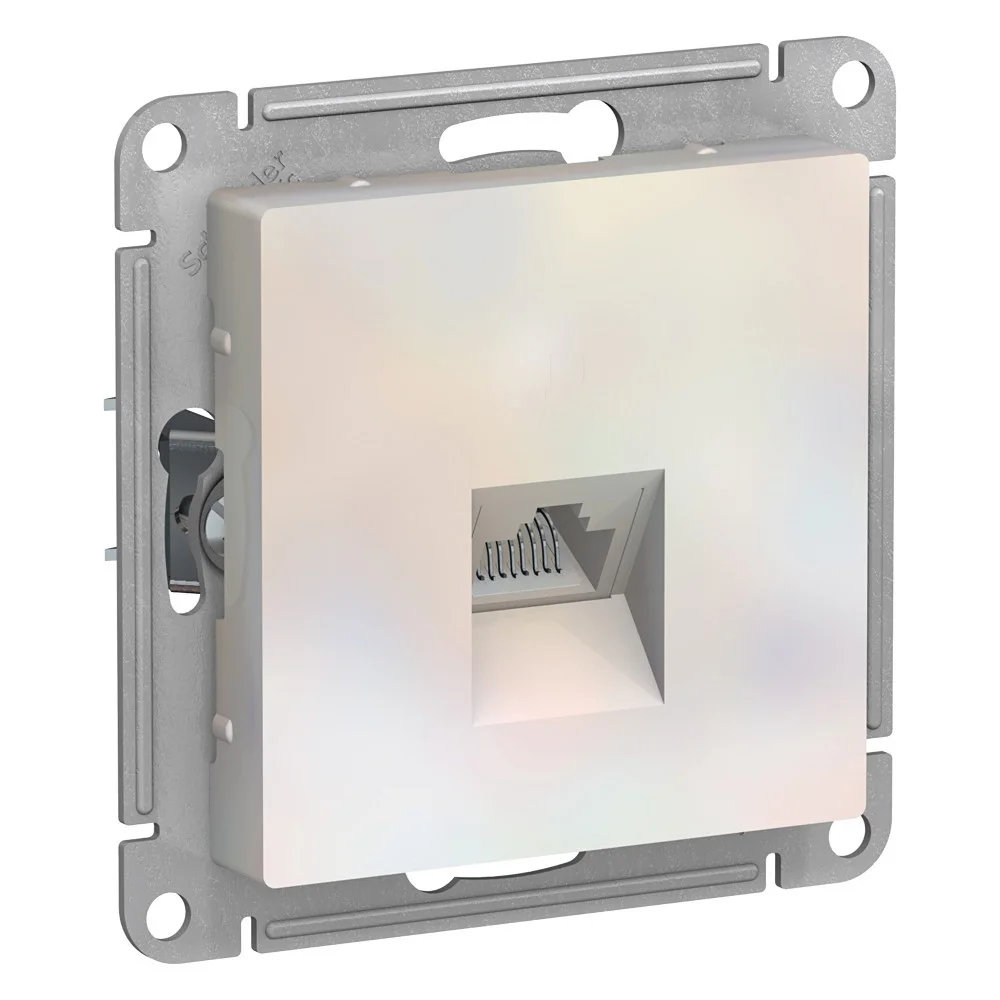 Механизм розетки комп. RJ45 Atlas Design ЖЕМЧУГ ATN000483