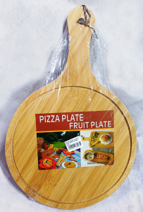 Доска дерево с ручкой Pizza plate/Fruit plate/ 24см
