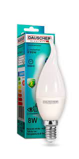 Лампа DEUTSHER С37 8W Е14 6400К /47207