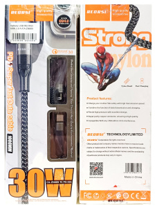 Кабель USB RECRSI 60W 3.0 A /CA-ZN889