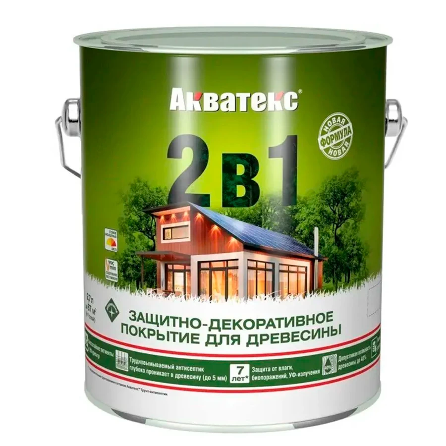 Текстурное покрытие Акватекс 2в1 0,8 л ваниль /0865