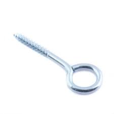 Крюк-кольцо 4,0*50 (белый цинк 2шт) 068841