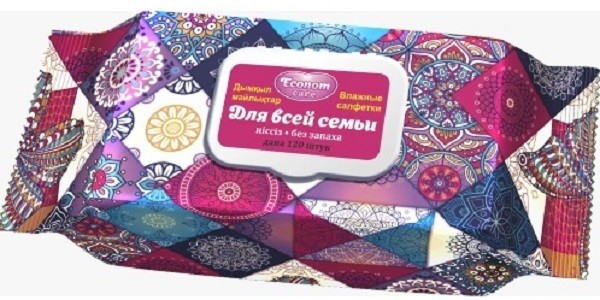 Салфетки влажные Econom Care 15 шт без запаха Р816