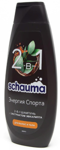 Shauma шампунь и гель для душа 2 в1 Энергия спорта 400 мл