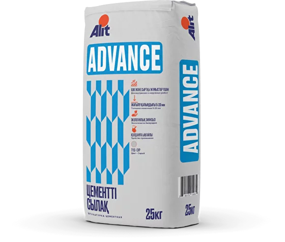 Штукатурка цементная ALIT ADVANCE 25кг/12132/0802