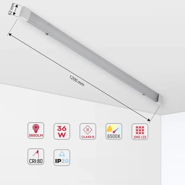 Светильник LED HALLEY SMD 50W 6000K WHITE/116-15428