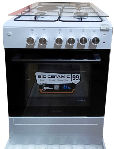 Газоэтрическая  плита SHIVAKI MILAGRO 10-E КП Белый KZ/27141