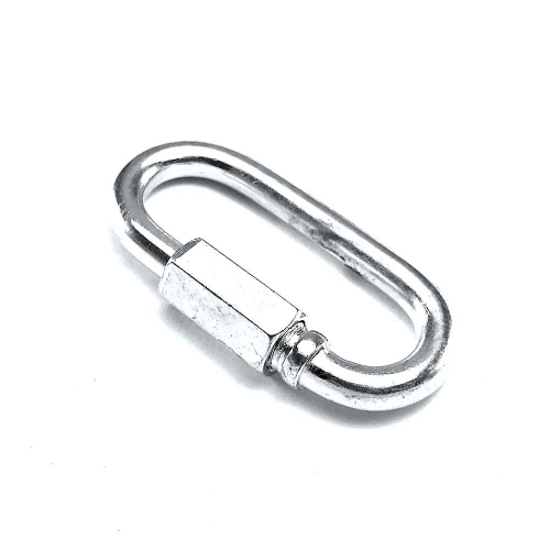 Карабин винтовой 5 мм (белый цинк 1шт) 030030