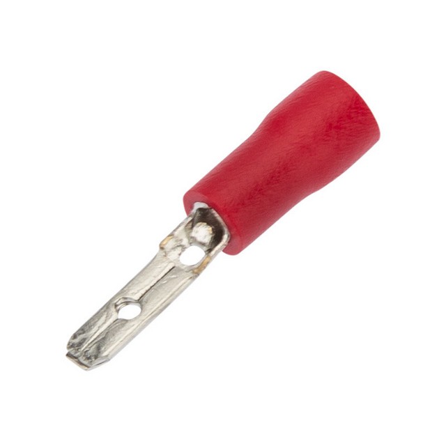 Клемма плоская изолированная штекер 2,8мм 0,5-1,5мм2 красная REXANT/08-0311