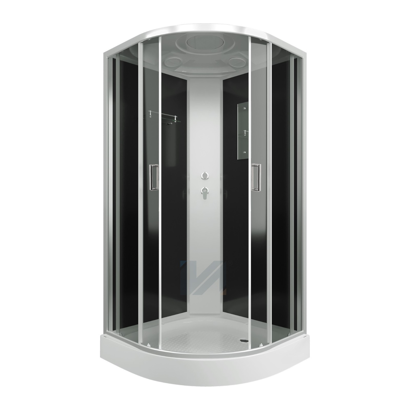 Душевая кабина IVA SC09CT 900*900*2150 низкий поддон, тонированное стекло/234034