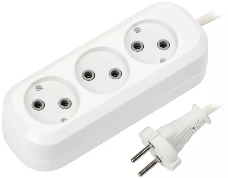 Удлинитель Smartbuy 3 гн 5м б/з 10А/2,2 кВт (SBE-10-3-05-N)/3124