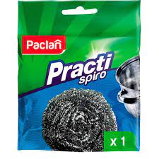 Paclan Practi мочалка металлическая SPIRO 1шт