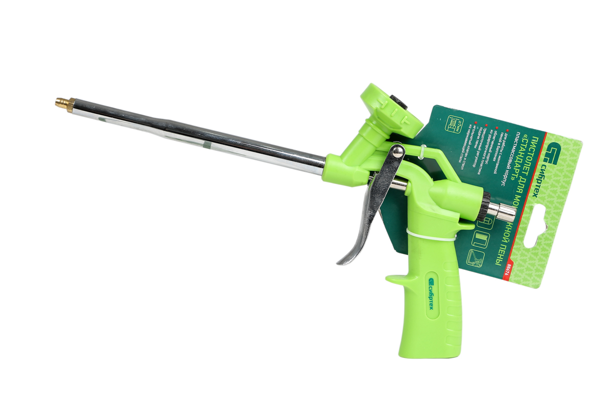 Пистолет для монтажной пены пласт.корпус /СИБРТЕХ 88672