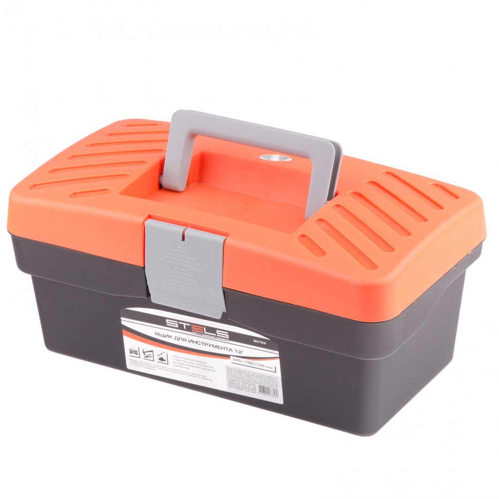 Ящик для инструмента 285*155*125мм (12") пластик STELS/90723