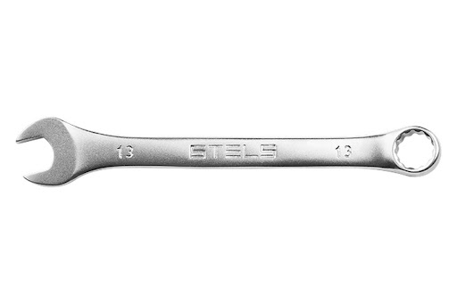 Ключ комбинированный STELS 13 мм, CrV матовый хром /15209