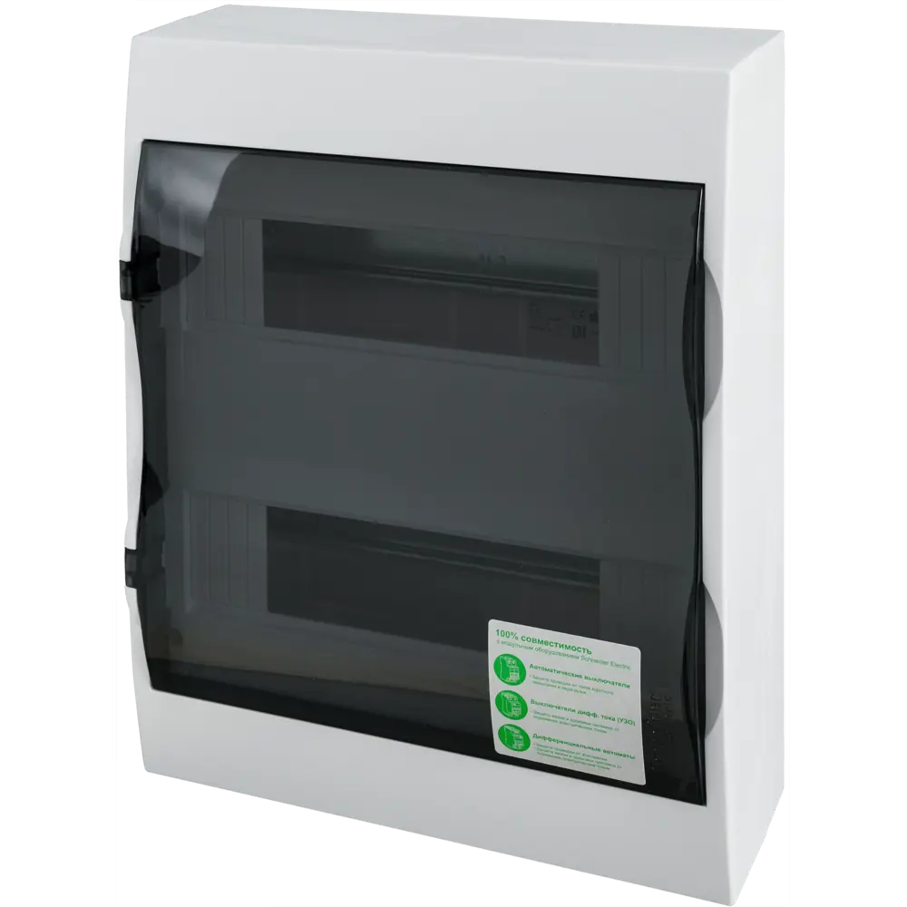Щит расп. х24 пластик, о/у, крышка прозр. IP40. NEXUS TEKLED/712-03012