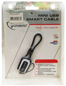 Кабель USB Gembird mini smart cable 0,1м