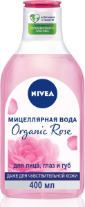 Мицеллярная вода "Nivea" Organic Rose 400мл.