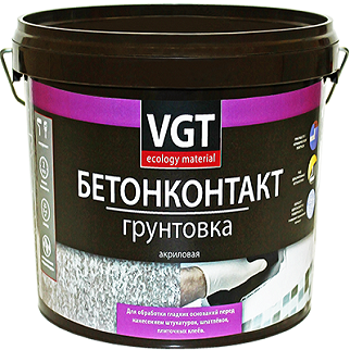 Грунт бетонконтакт VGT ВД-АК-0301 3 кг белая