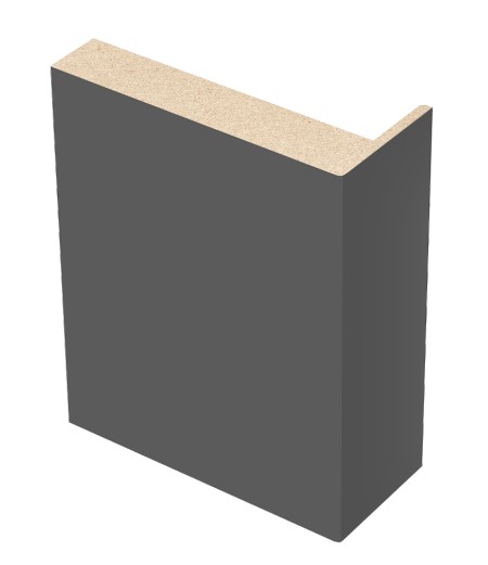 Наличник ТЕЛЕСКОП 8*70*2150 ПВХ эмалит графит/571-001