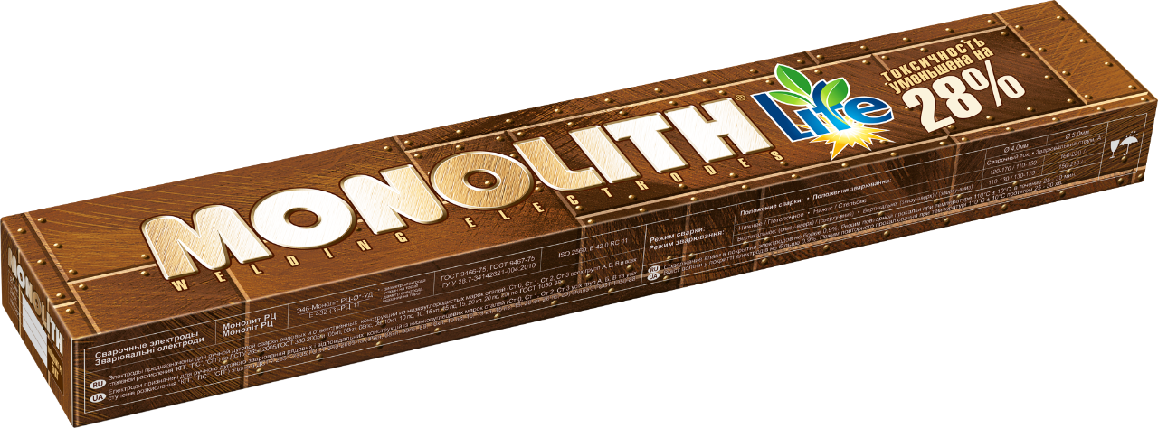 Электроды Монолит РЦ 3 мм 2,5 кг (переменный ток)/0611