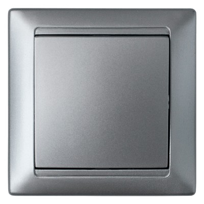 Выключатель Bylectrica СТИЛЬ 1кл СП С110-801 серебро